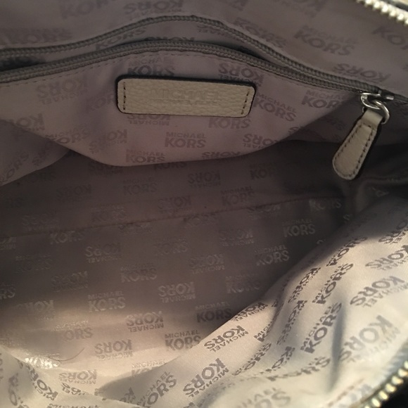 Michael Kors Gray Studded Crossbody Purse - Picture 6 of 6